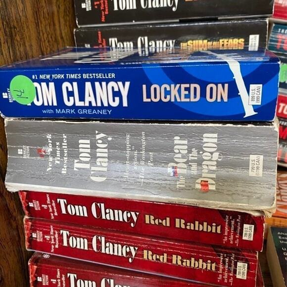 Tom clancy book lot 10 books - Picture 4 of 5